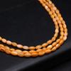 1Strand Natural Freshwater Shell Beads Dyeing Rice Shape Loose Spacer Beads for Jewelry Making DIY Necklace Bracelet Earring Accessories 4x8mm