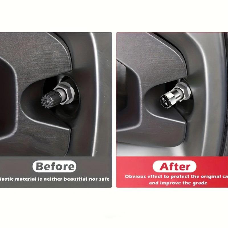 4Pcs Aluminum Alloy Car Wheel Tire Valve Caps Stem Cover For Mini Cooper One JCW F54 F55 F56 F57 F60 R53 R55 R56 R57 R58 R59 R60 mjewr55