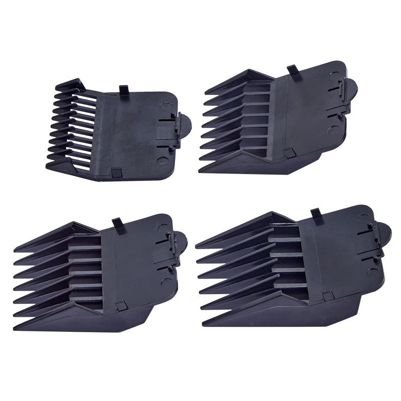 4 шт. Универсальная насадка-гребень для стрижки, ограничительная расческа, направляющая насадка, размер, сменная для парикмахерской, электрическая машинка для стрижки, ограничительная расческа