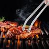 1/2/3Pcs BBQ Handle Flipping Tongs Stainless Steel Grilling Kitchen Cooking Tongs for Sausage Long BBQ Tongs for Turning