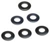 FregocS Нержавеющая сталь Черный Цвет Проставки Набор из 6 тонко регулируемых для общего назначения M12 (Внутренний диаметр 12,5 мм Наружный диаметр 26-28 мм Толстый