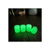 Светящийся флуоресцентный светодиодный зеленый безбатарейный автомобильный мотоцикл крышка клапана 4 шт.