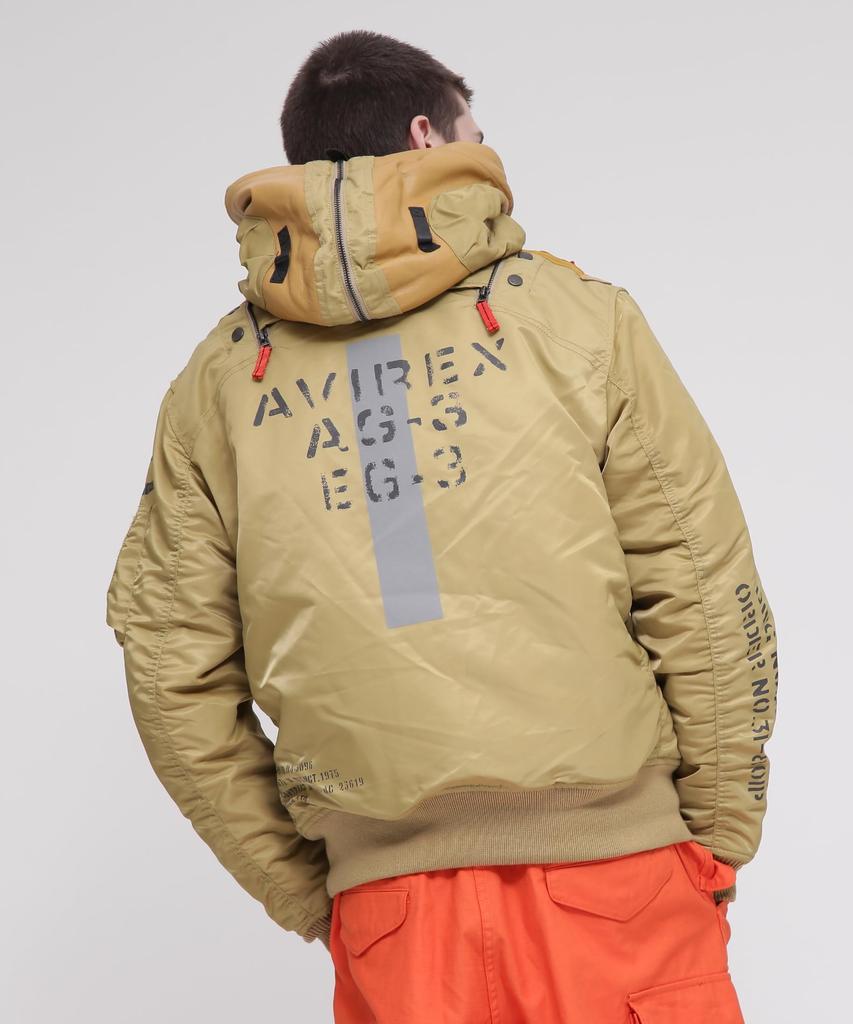 Avirex MA-1 REMODEL MARK2 Men's Flight Jacket Outerwear WEB&DEPOT Exclusive 6182195 783-4952053 XL 053 KHAKI
