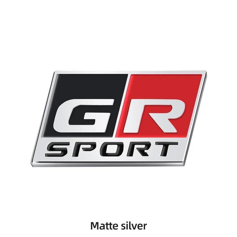 3D алюминиевая наклейка на автомобиль Логотип-эмблема GR SPORT Значок Декор окна и кузова автомобиля Для Toyota Corolla C-HR RZ RC RS Prius Аксессуары