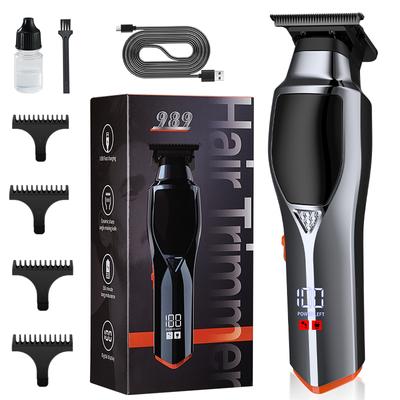 Мужская ретро машинка для стрижки волос с масляной головкой, порошковая металлургия, керамическая ножевая головка, электрическая машинка для стрижки волос в парикмахерской