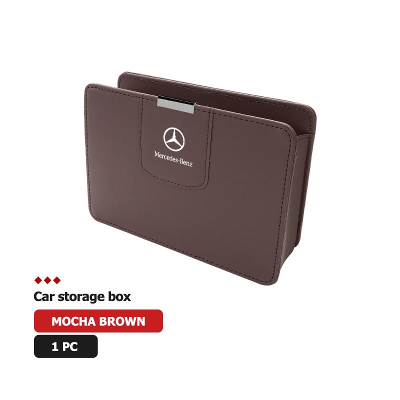 D6Car Door Organizer Phone Coins Keys Storage Stowing Tidying Box For Mercedes Benz AMG A C E S G Class W201 W210 W108 W204 W205