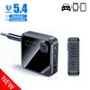 Bluetooth 5.4 Адаптер Передатчик Приемник Беспроводной Аудио с ЖК-дисплеем для Автомобиля Музыки Наушников Динамика AUX Аудиоадаптер