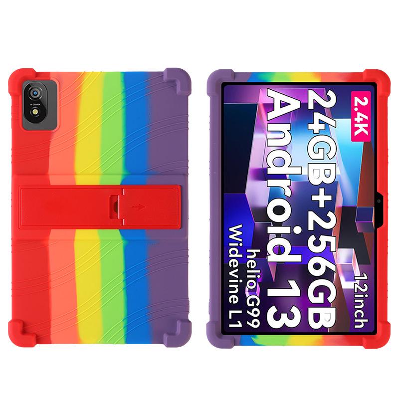 Защитный чехол для Blackview Tab 18 12" с подставкой - Силиконовая противоударная накладка