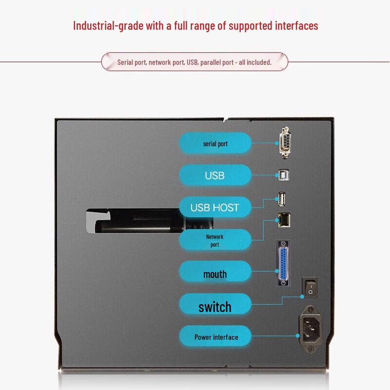 POSTEK TX6r RFID Industrial Label Printer CN plug (adapter included)