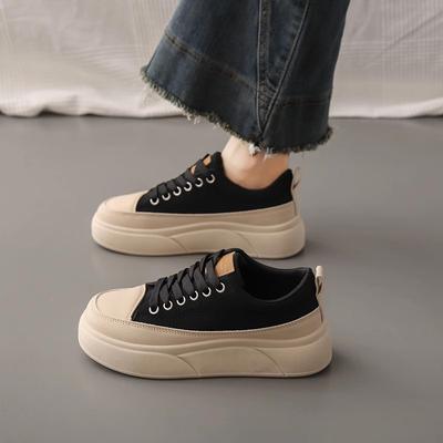 Новая обувь на толстой подошве, обувь на платформе, увеличивающая рост, универсальная, модная, повседневная и спортивная женская обувь