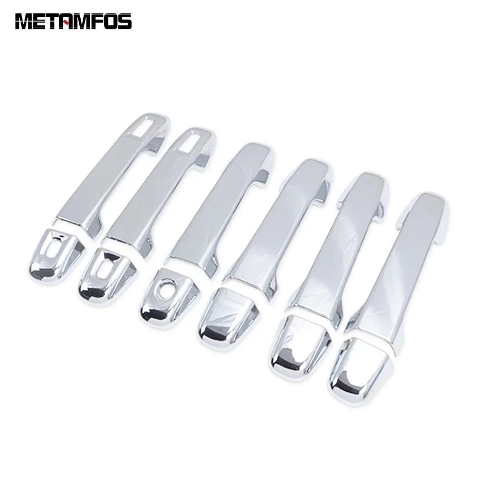 For Toyota Noah Voxy R80 2014- Chrome Side Door Handle Bowl Cover Trim Protection Cap Exterior Accessories Car Styling