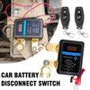 Дисплей напряжения DC 12V Автоматический выключатель питания Выключатель разъединитель 260A Дистанционный выключатель аккумулятора для автомобиля грузовика внедорожника