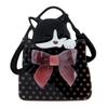 New Cute Cat In Handbag Brooch Fashion Acrylic Animal Pin Bow And Kitty Jewelry High Quality Nw 2023