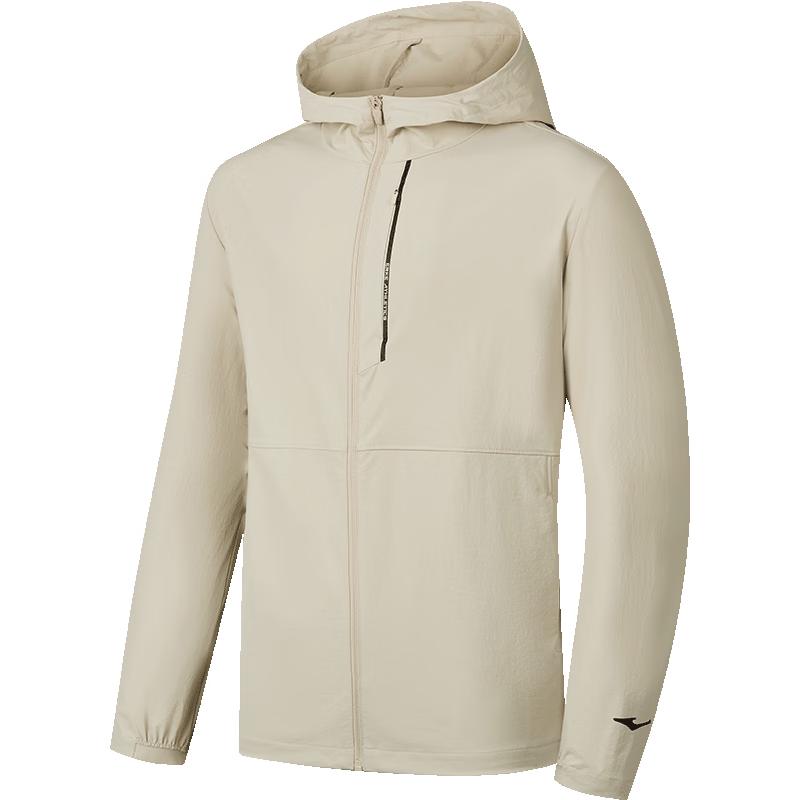 Erke Men's Water-Resistant Hooded Windproof Jacket