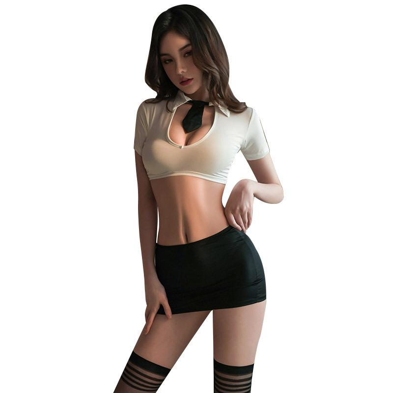Сексуальное нижнее белье новый сексуальный костюм для ролевых игр secretary uniform OL teacher hot seduction suit woman