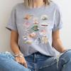 Sea Shell Tshirt Vintage Collage Aesthetic Seashell Shirt Coastal Grandma Cute Unisex's T-Shirt Unisex Short Sleeves Tops