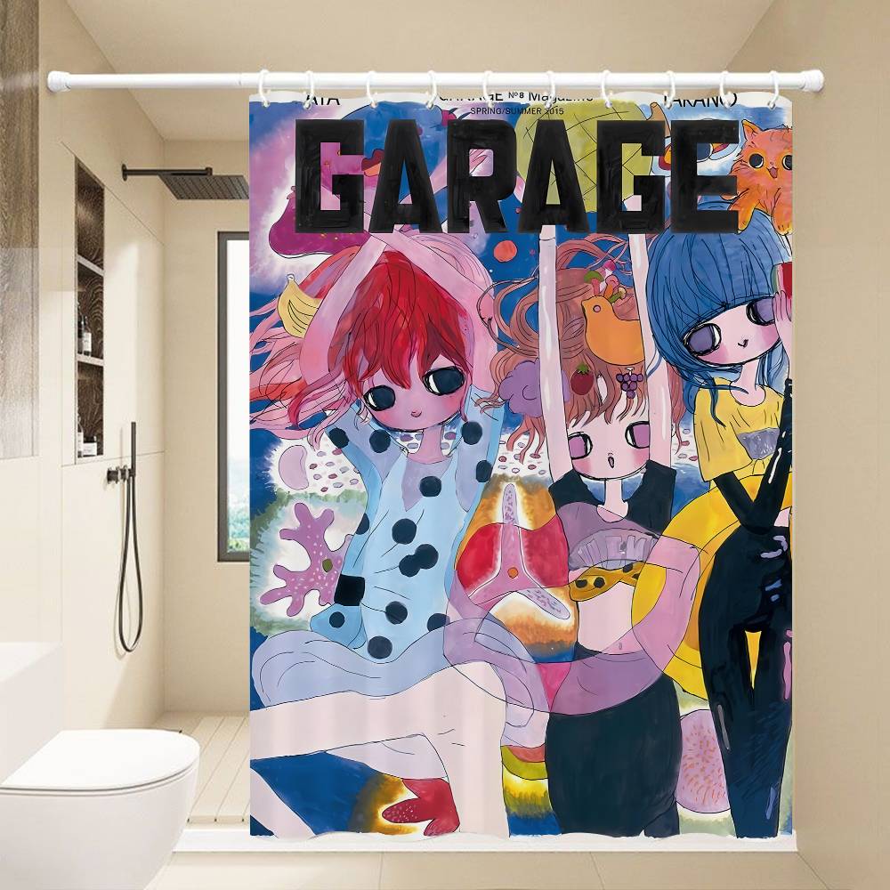 Ая Такано 1 шт. 150x180см Принт Перегородка для душа Ванная комната Водонепроницаемая и устойчивая к плесени