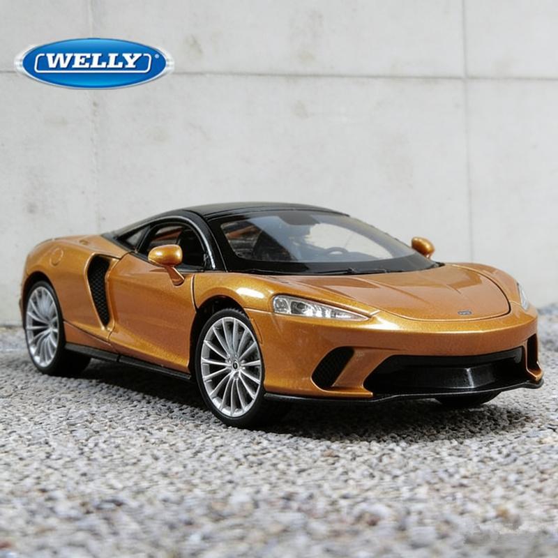 Welly 1/24 McLaren GT Сплав Суперспортивный Автомобиль Модель Литье под Давлением Металл Гонки Транспортные Средства Авто Модель Симуляция Коллекция Детский Подарок