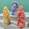 Украшение Милая Девушка 3D Форма для Свечей Мыла DIY Свеча Эпоксидная Форма Ручная Работа Свеча Ароматический Воск Формы для Мыла для Украшений