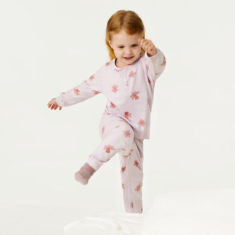 TONGTAI Baby Pure Cotton Long-Sleeve Pajama Set