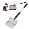 Chicken Poop Scooper Anti Stick Stainless Steel Stretchable Long Handle Sifting Shovel Chicken Coop 