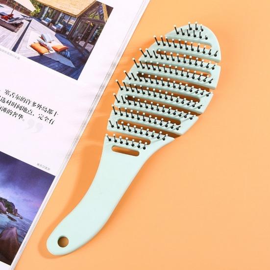Vented Hair Brush Soft Bristles Scalp Massage Portable Anti-static Hair Styling Detangling Air Cushion Comb Women Girls Hairdressing Tools