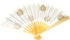 Hogdseirrs Nishida 5 For Tea 100 Rikyu Presentation Box Included Fan, White, дюймы, Церемония, Стихи,