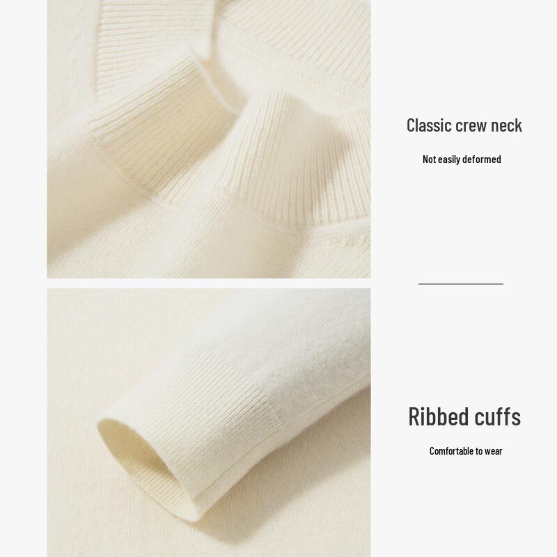 LOZ Men's Autumn/Winter Premium Cashmere Crew Neck Sweater