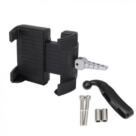 Черный держатель для телефона и GPS-навигатора для мотоцикла Honda Gold Wing GL1800 F6B 2018-2024