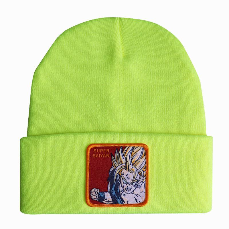 Аниме Dragon Ball Сон Гоку Супер Сайян СУПЕР САЙЯН Вязаная шапка, шерстяная шапка, лыжная шапка-пуловер