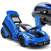 1/32 Maserati MC20 Cabrio Alloy Sports Car Model Diecast Metal Simulation Toy Model Collection Sound and Light Kids Toys Gift