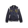 X Staple Varsity Jacket Striped Letter Print Stand Collar Long Sleeve Jacket Men Jacket Blue 622203-16