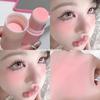 Blush Stick Matte Mist Natural White Blush Monochrome Blush Sponge Head Vitality Girl Waterproof Lasting Set Daily Makeup Fashion Makeup