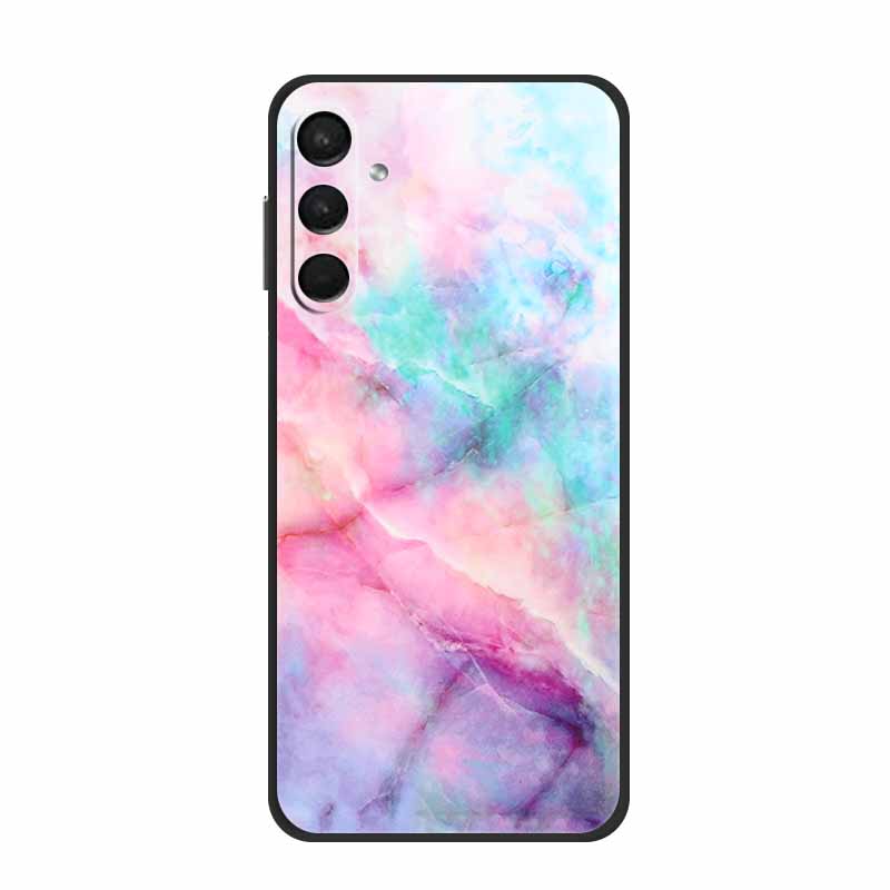 Для Samsung Galaxy M15 F15 5G Чехол Мраморный ТПУ Силикон Мягкая Задняя Крышка Чехлы для Телефона для SamsungM15 Мика Расписанный Милый Новый Coque