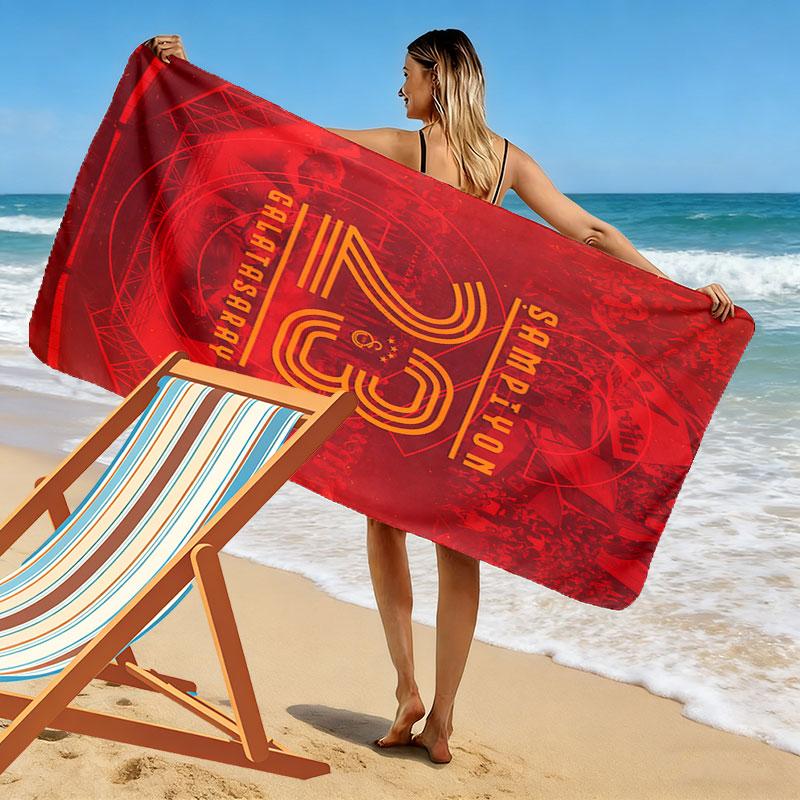Пляжное полотенце с принтом Galatasaray Tribe, Большое мягкое быстросохнущее полотенце для пляжа, кемпинга, плавания