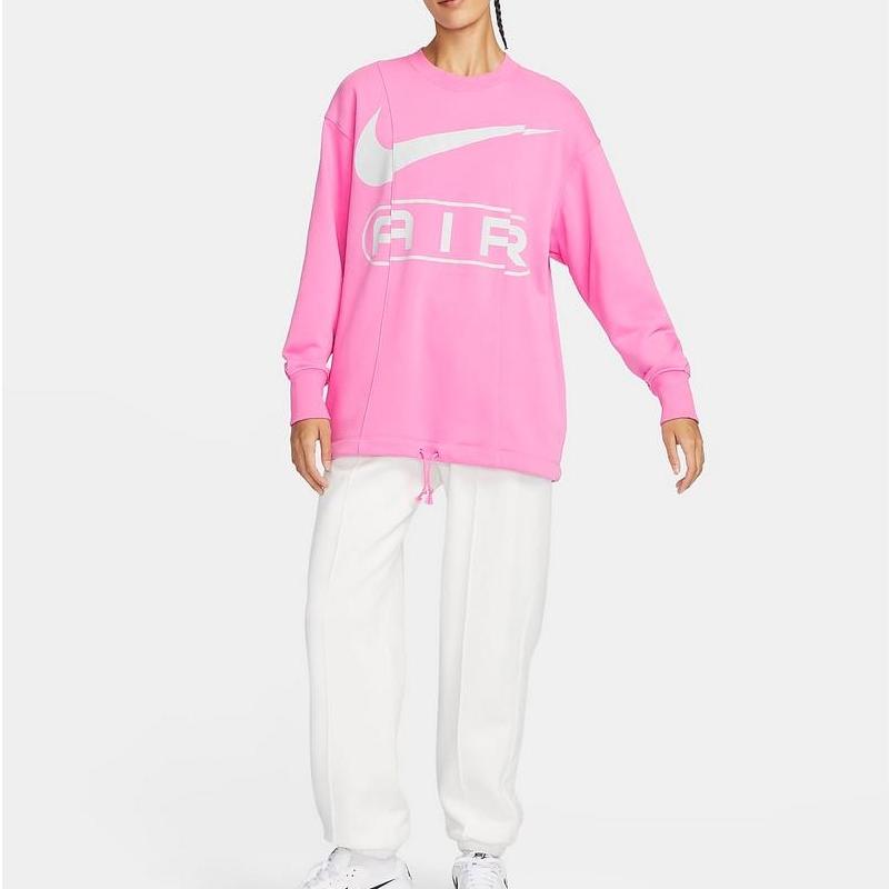 Women's Sweatshirt Nike AIR Sweatshirt Women's Fun Pink