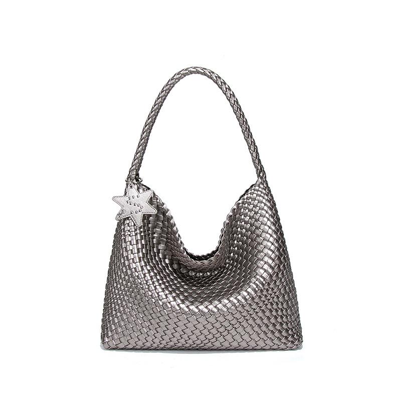 Европейские и американские женские сумки ручной работы с большой вместимостью для поездок на работу, сумки через плечо и подмышку, а также непринужденная повседневная сумка-тоут