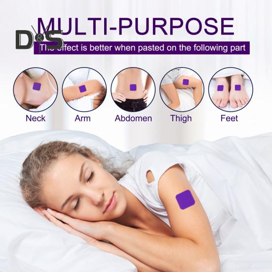 30/60 шт. пластыри для сна натуральные растения быстродействующие снотворные пластыри портативные дорожные для мужчин и женщин снятие усталости тела наклейки для глубокого сна