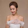 Thin Retro Mesh Women Sun Protection Bridal Hand Sleeve Wedding gloves Flower Lace Mittens