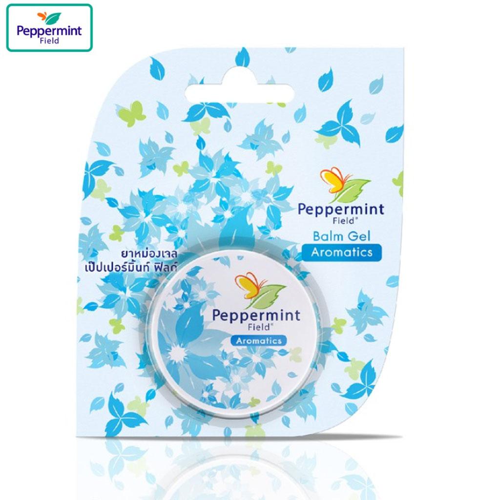 Peppermint Field Бальзам-гель, нанесите или вдыхайте аромат, чтобы облегчить заложенность носа. Из-за простуды, 8 г - тайский
