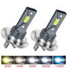 2Pcs H7 Led Car Headlight Bulb H4 H16 H8 H9 H1 H3 Auto Led Fog Light Lamp 9005 9006 Driving Front Light Headlamp High Power 12V
