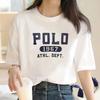 2025 Polo1967 Логотип Футболка Женская Короткий Рукав RLauren Футболка Высокое Качество Футболки Бренд ФутболкаЖенская Корейский Y2k Топы