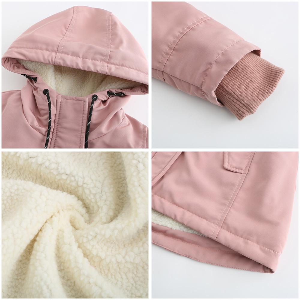 Женская зимняя теплая водонепроницаемая куртка-пуховик с ветрозащитным капюшоном на флисовой подкладке, стеганая утолщенная парка, зимнее пальто, лыжная верхняя одежда для улицы, S-5XL, большие размеры, большие размеры