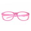 Plastic Transparent Plastic Glasses Transparent Colorful Doll Glasses  Children Toy