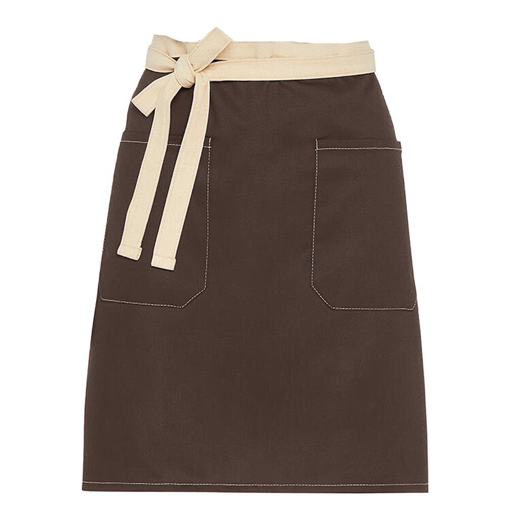 SG Accessories Bistro Santorini Contrast Pocket Short Apron