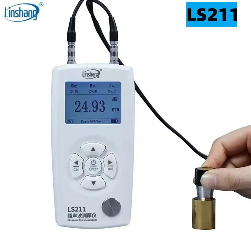 Linshang LS211 0.001мм УЗ Толщиномер Ультразвуковой Толщиномер Тестер НК УЗТ УТМ Измерительный Инструмент для Стенки Трубы Металл Сталь