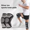 1Pc Knitted Sports Knee Pads for Women Men Elastic & Breathable Compression Knee Sleeve for Pain Relief Tendonitis Arthritis Workout Knee Protector