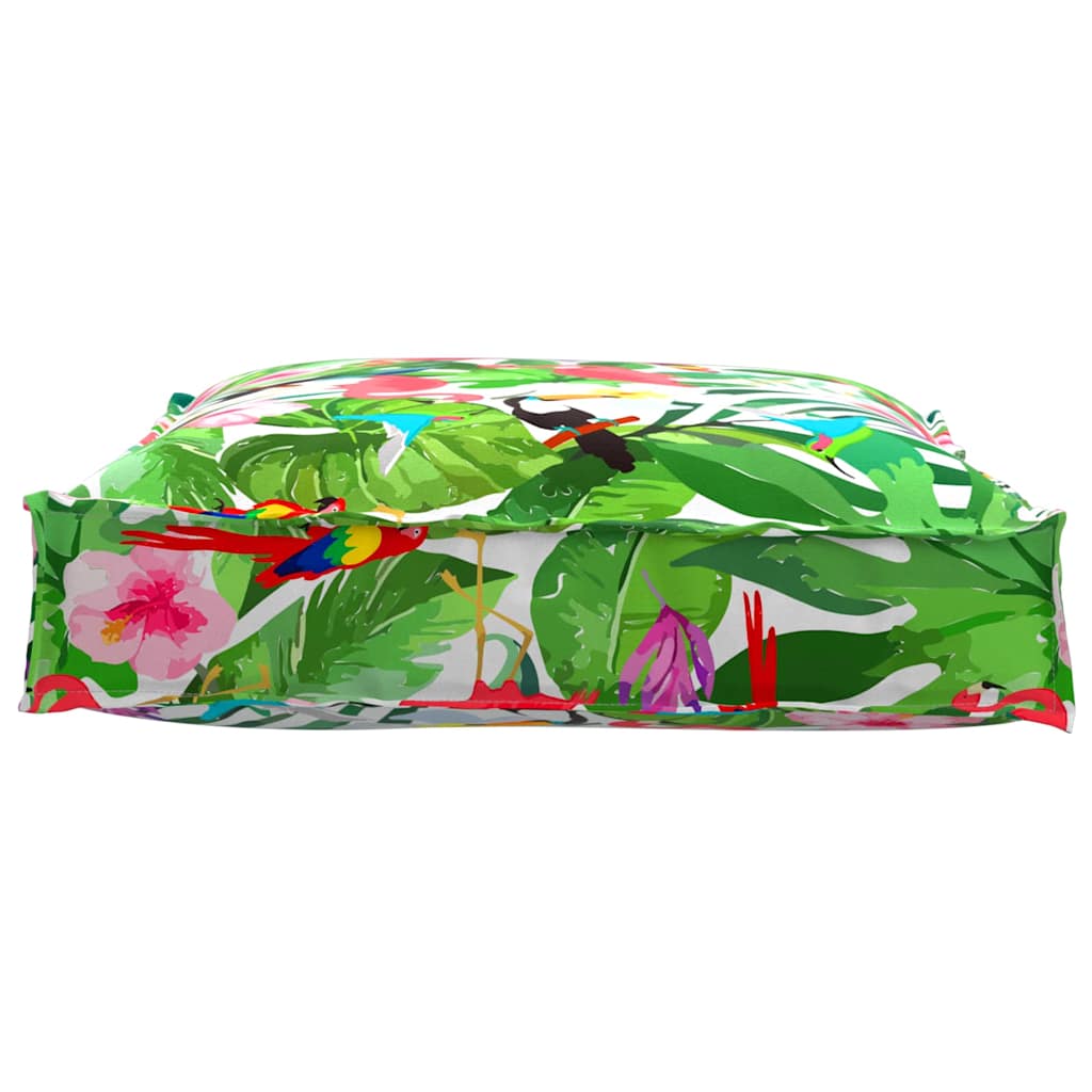 Floral Multicolor Cushion 70 x 70 x 12 cm Oxford Fabric