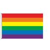 60x90cm Colorful Rainbow LGBT Flag Peace Gay Lesbian Parade Banner Decoration