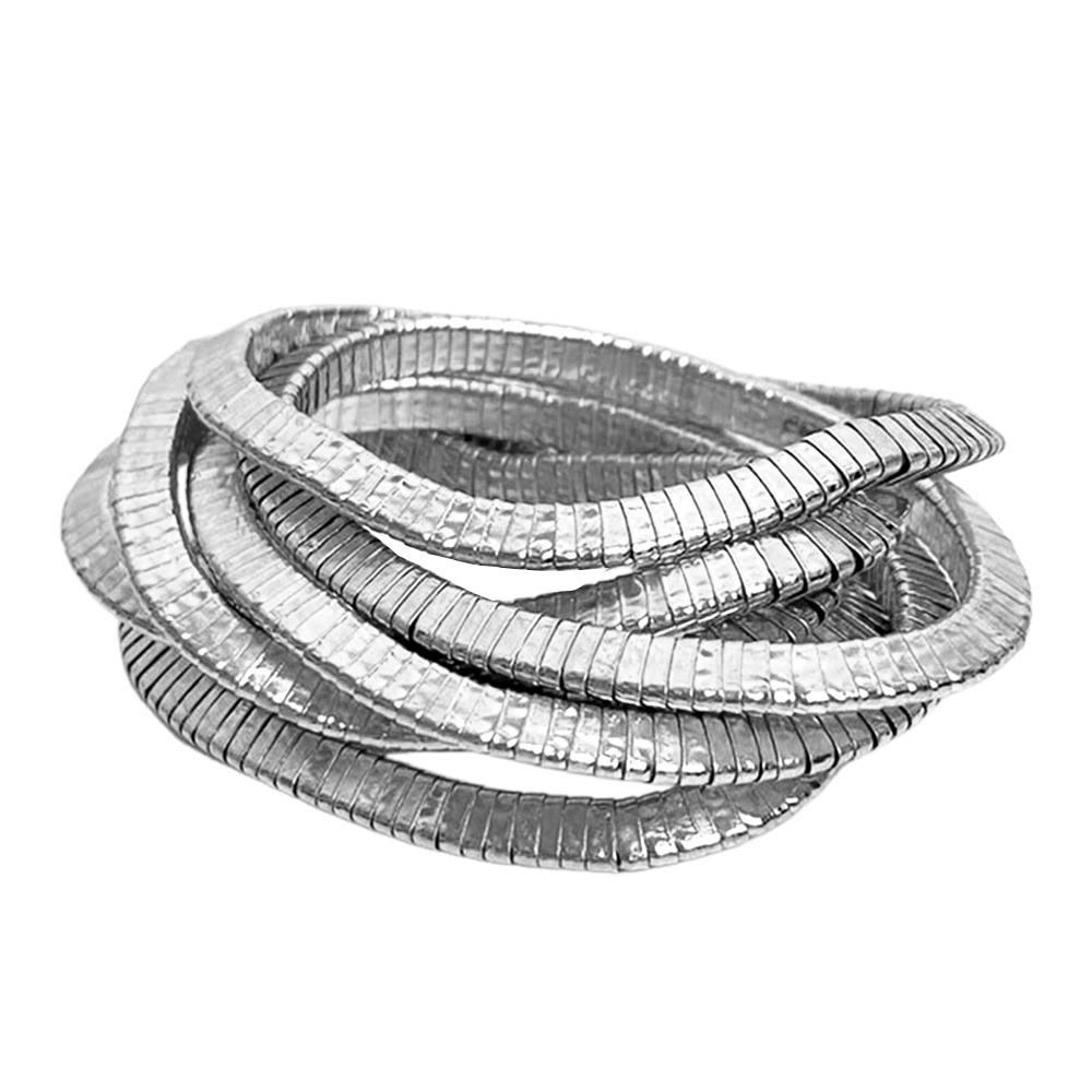 Золотистый гибкий браслет из сплава, многослойный браслет, новый сгибаемый браслет, ювелирные аксессуары